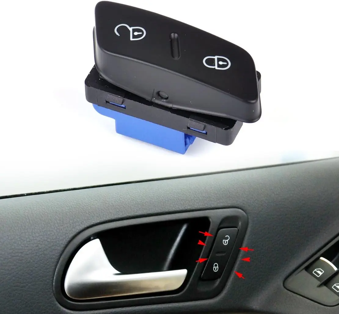

Car Driver Side Central Door Lock Switch Button for VW Jetta Golf GTI MK5 Tiguan Passat CC Sharan Seat 1K0962125B