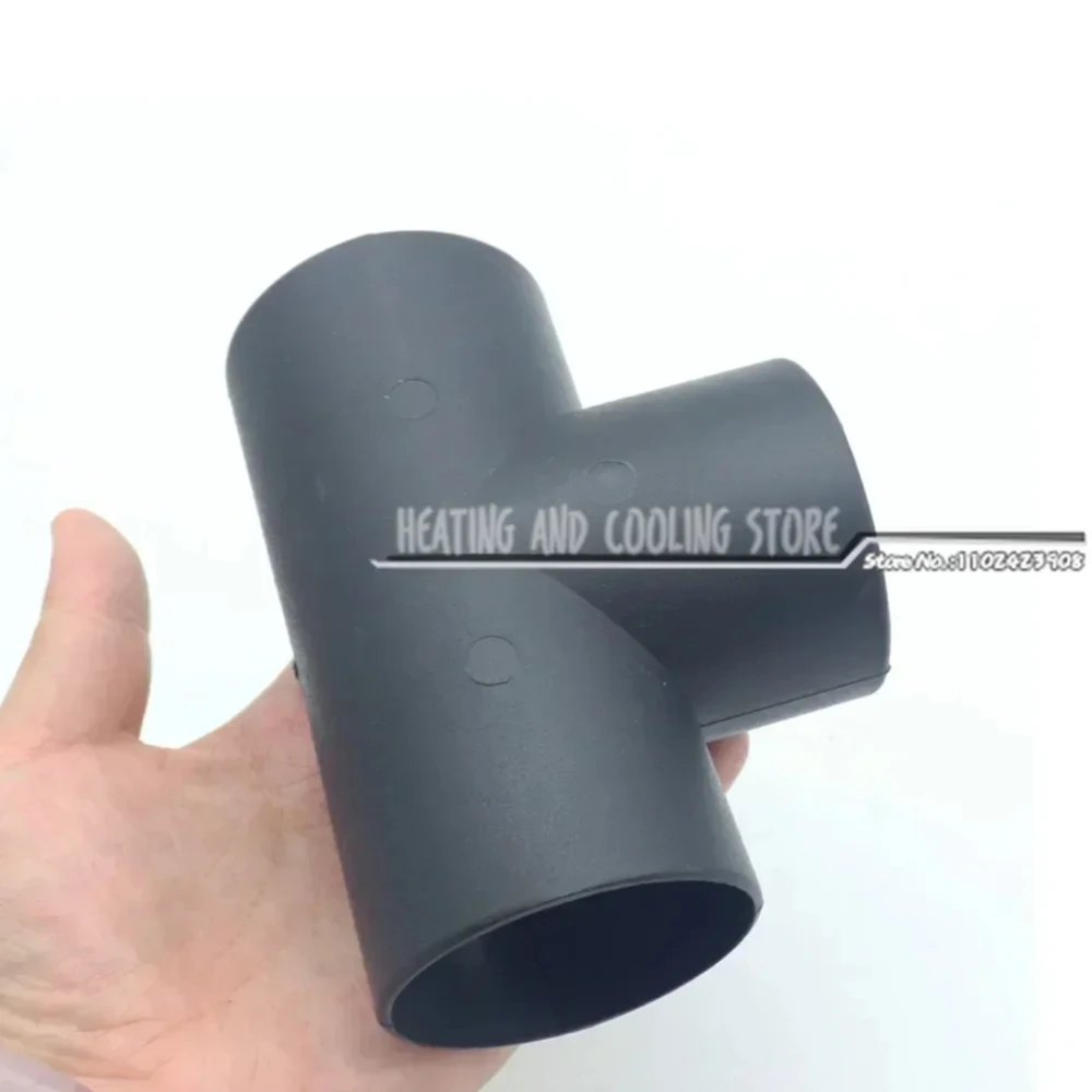 2pcs 60mm Air Vent Ducting T Piece Pipe Outlet Exhaust Joiner Connector Universal For Webasto Eberspaecher Diesel Parking Heater