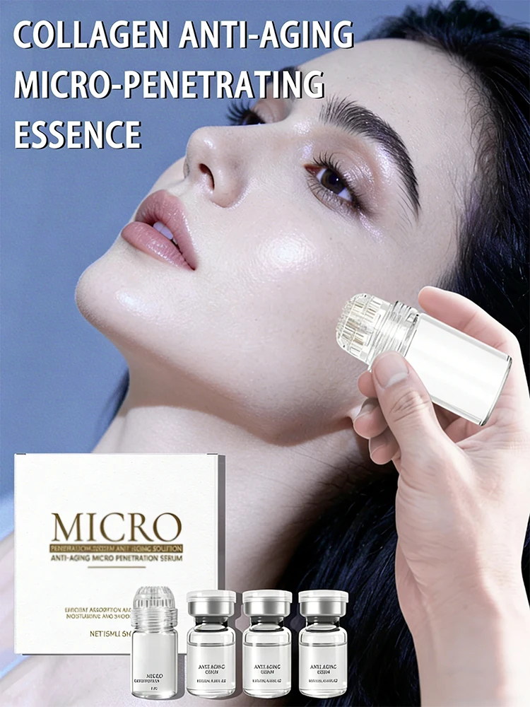 Premium Collagen Anti-Wrinkle Essence Hydrating Firming Pore-refining Anti-aging Essence Set ---*B3D86