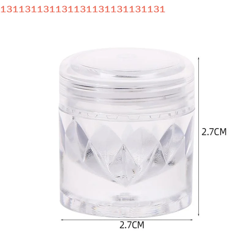 برطمانات نفاثة فارغة مع شبكة، حاوية بودرة سائبة، غطاء شفاف، زجاجات مستحضرات تجميل قابلة لإعادة الملء، 2/5 قطع #1