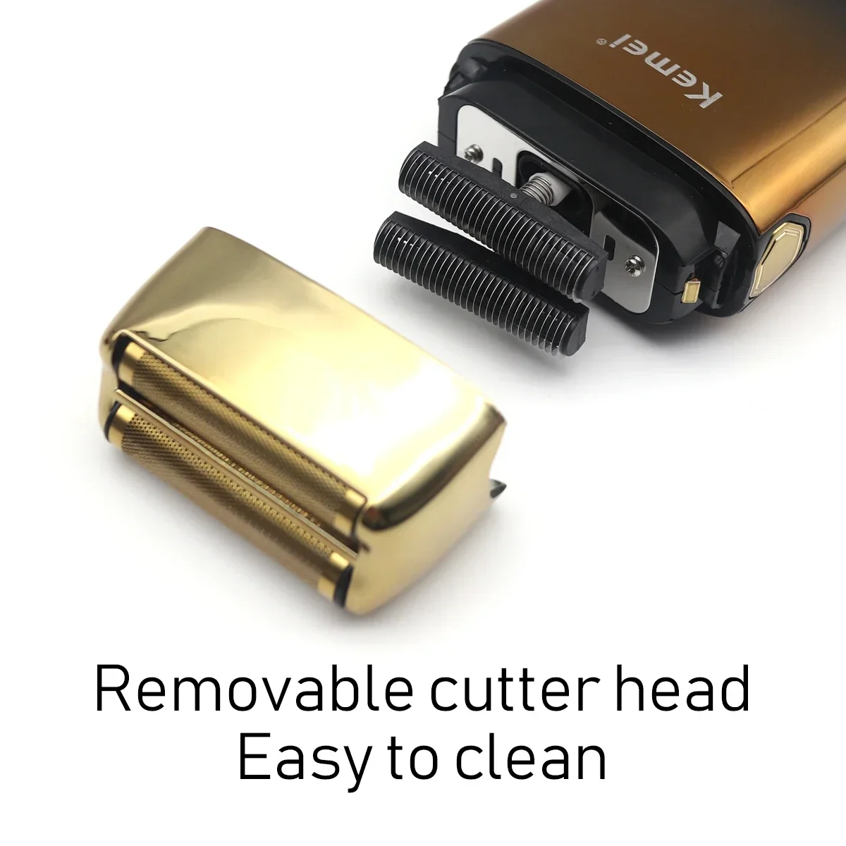 Kemei KM-TX10 Electric Shaver Hair Rechargeable Beard Foil Razor for Men Bald Head Shaving for Men Machine Hair Clippers for Men image 6
