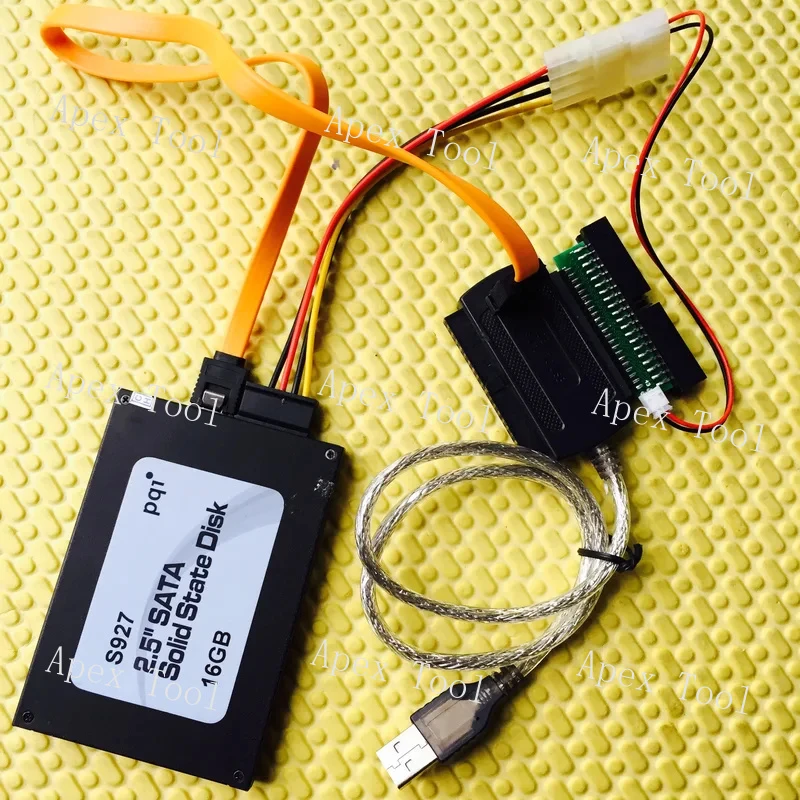 IDE 44PIN DOM Disk Card Reader DOM to USB Electronic Disk 44-pin USB2.0 Sata Serial Port