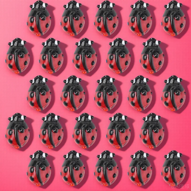 

50 Pcs Bead Spacers Beads for Keychain Making Wide Hole Mini Charms Cool Metal Jewelry