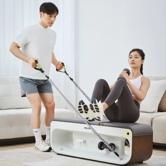 Free-Fit Home Gym Workout Equipment Smart Indoor Multifunction Fitness Bench For Shoulder And Leg Exercises Custom Logo image 2