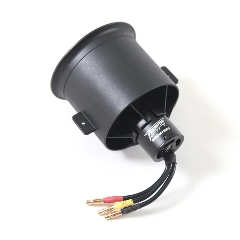 FMS 70mm Pro 12-Blade EDF Power System, 6S 3060 KV1900 Inrunner Motor, 2600-2700g Thrust RC Jet Accessory