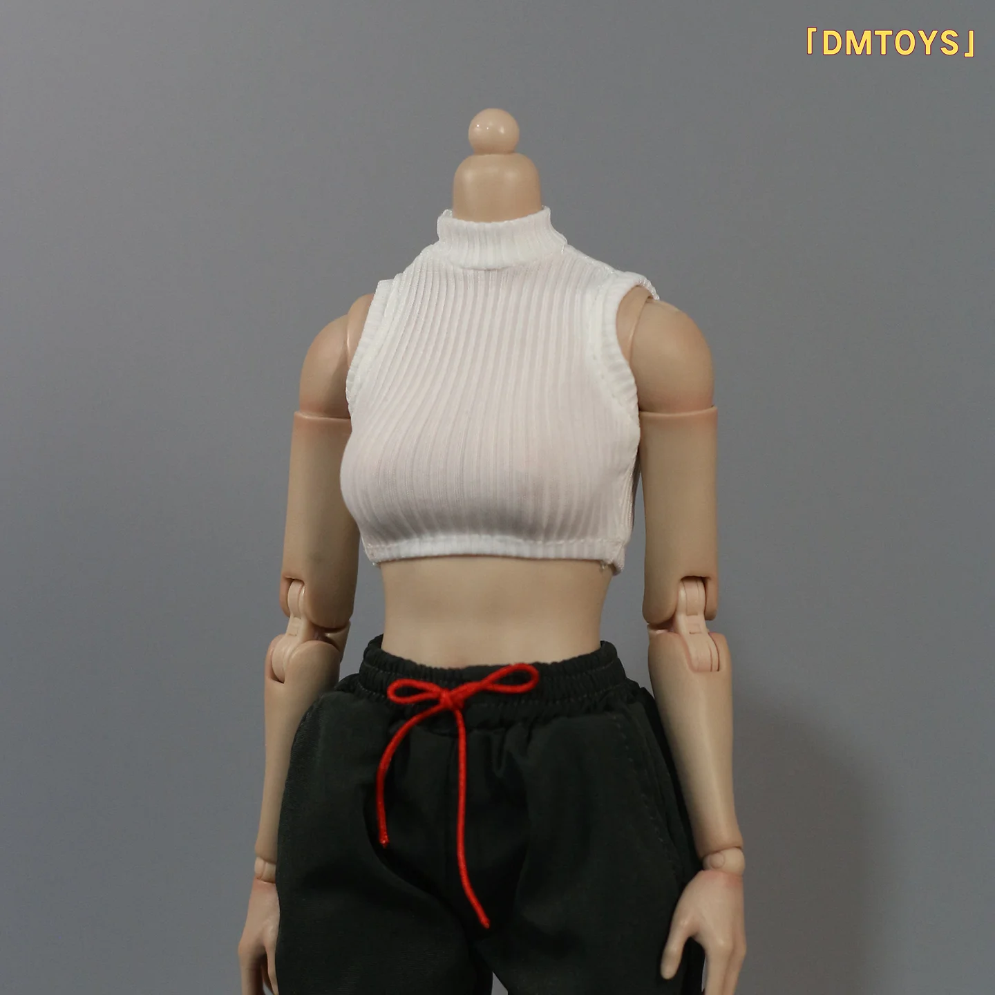 Damska kamizelka bez rękawów w skali 1/6 pasuje do 12-calowych lalek figurkowych