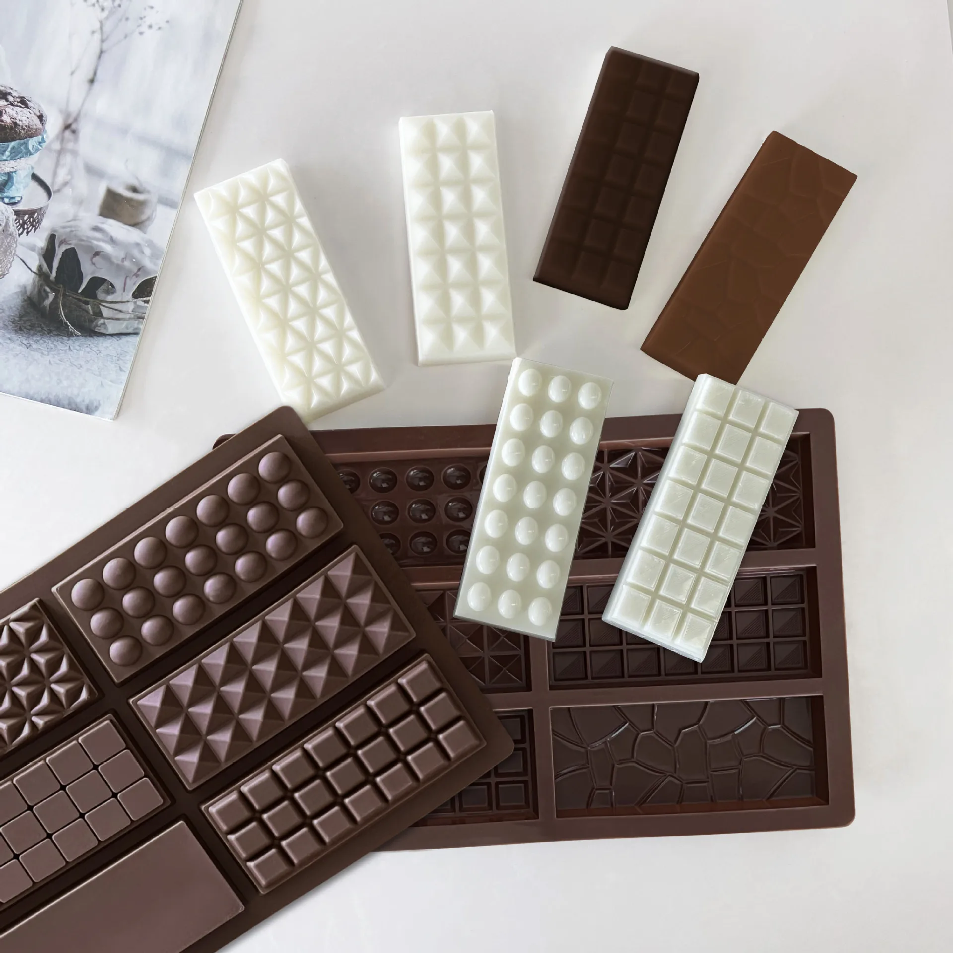 

Дубайская форма для шоколада, Dufulous, сделай сам, ручной работы, антипригарная силиконовая форма для выпечки конфет, аксессуары, инструменты