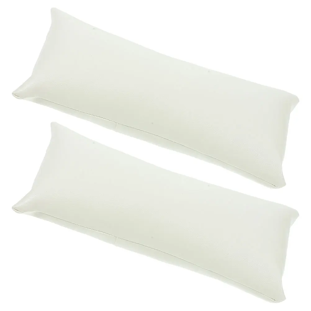 

2 Pcs Jewelry Rack Display Pillows Small Long Watch Bangle Cushion for Shows Cloth
