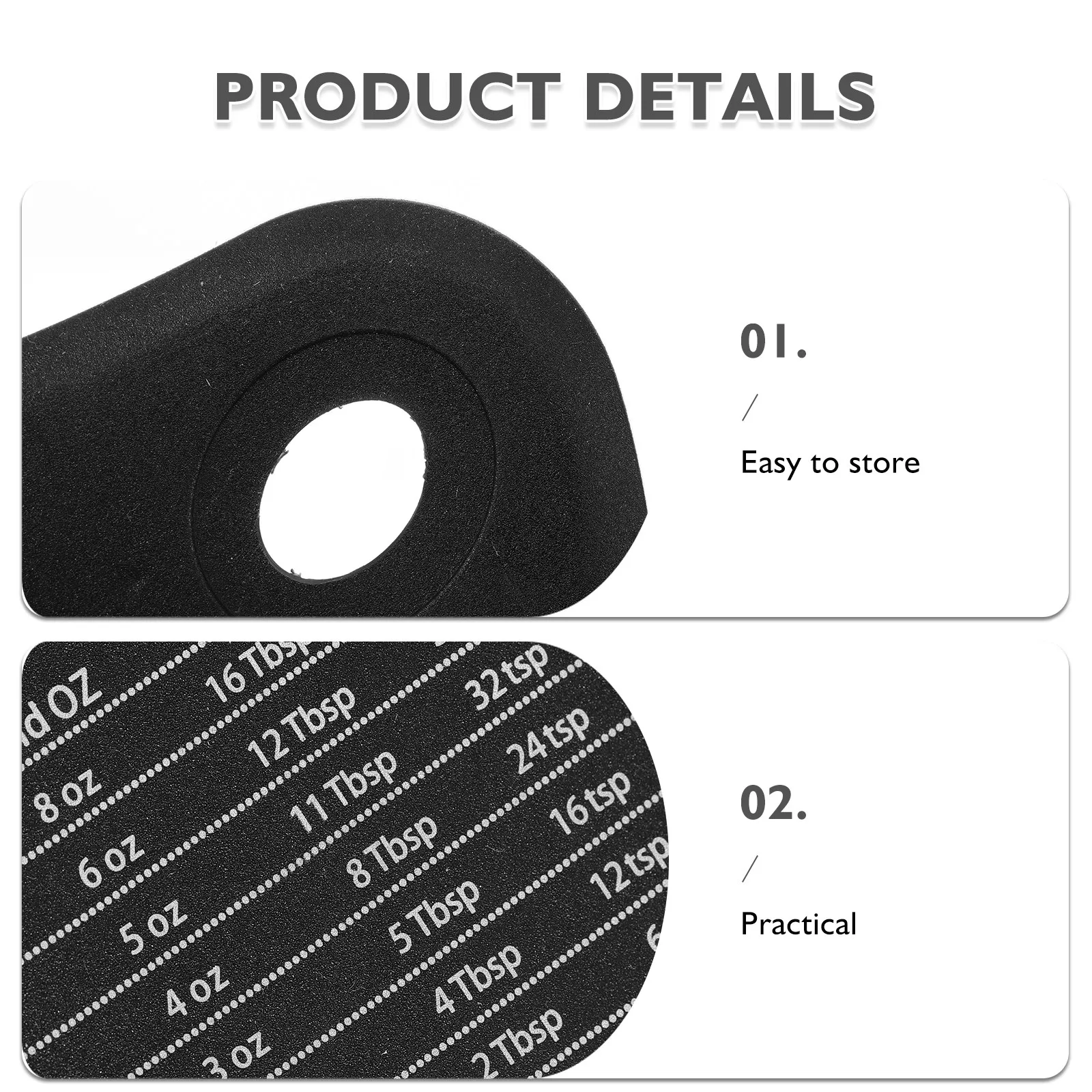 4-teiliges Silikon-Teigschaber – Kitchen Baking Conversion Chart Bewertung und Preis