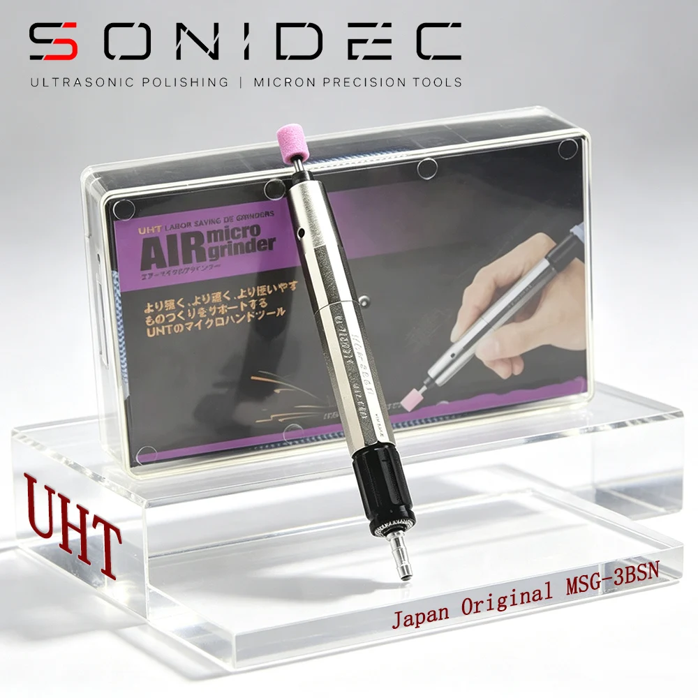 Japan Original UHT Brand Pneumatic Sander MSG-3BSN Pneumatic Sanding Pen Mold Engraving and Grinding Machine