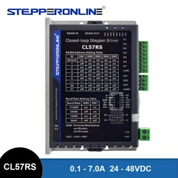 STEPPERONLINE Modbus RS485 Nema23 Closed Loop Stepper Motor Driver 0.1-7.0A 24-48VDC for Nema 17/23/24 Stepper Motor