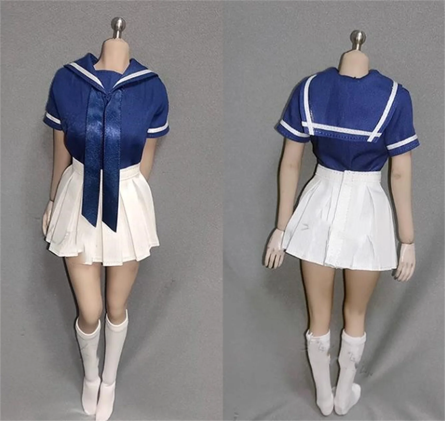 

1/61/6 girl Student School Uniform Sailor Clothes Dress Shirt Model F 12"figure For12'' PH TBL HOT JO BJD Figures