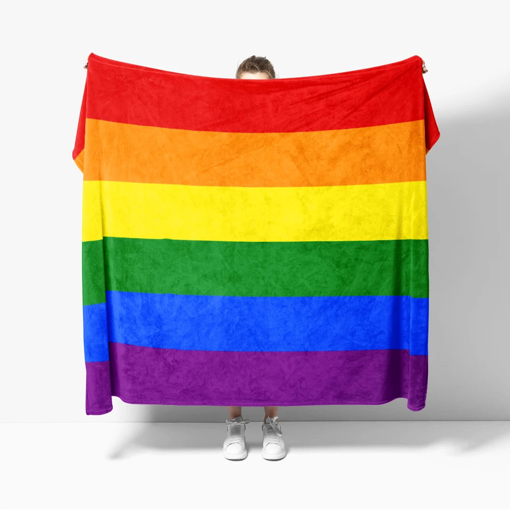 مثلي الجنس فخر LGBT رمي بطانية LGBTQ قوس قزح فخر موكب LGBTQIA + الفانيلا سوبر لينة أريكة رمي البطانيات للأريكة المفرش