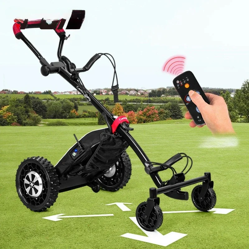 

PGM QC008 smart automatic AI golf trolley remote control electric golf trolley with follow me