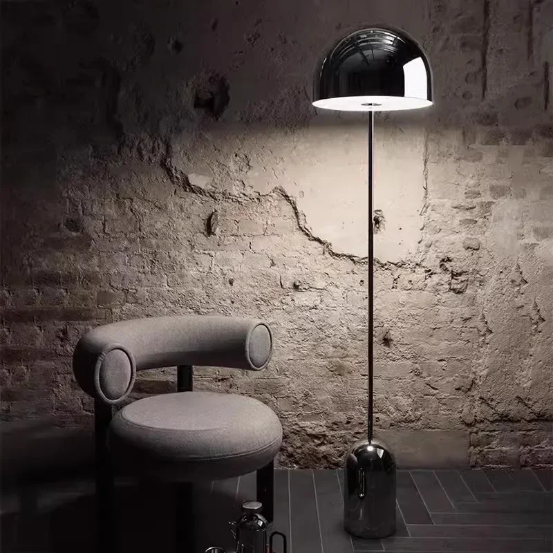 Living room electroplated floor lamp creative personality study bedroom room model room