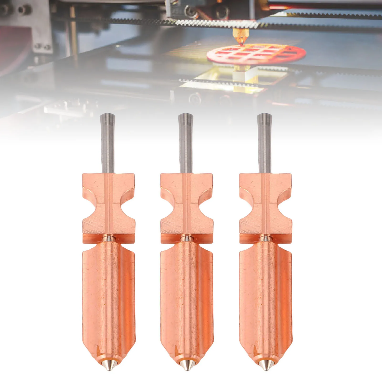 

Обновленная насадка Hotend, подходит для 3D-принтера FlashForge AD5X, цельнометаллическая быстросъемная насадка Hotend 0,25 мм 0,4 мм 0,6 мм 3 шт.