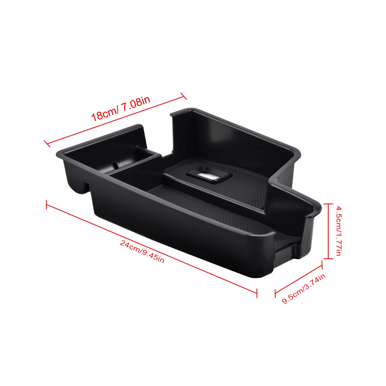 ABS Schwarze Mittelkonsolen-Armlehnen-Aufbewahrungsbox, passend für BMW 3er F30 2013-2016, Auto-Aufbewahrungs- und Ordnungshilfe – Detail 10