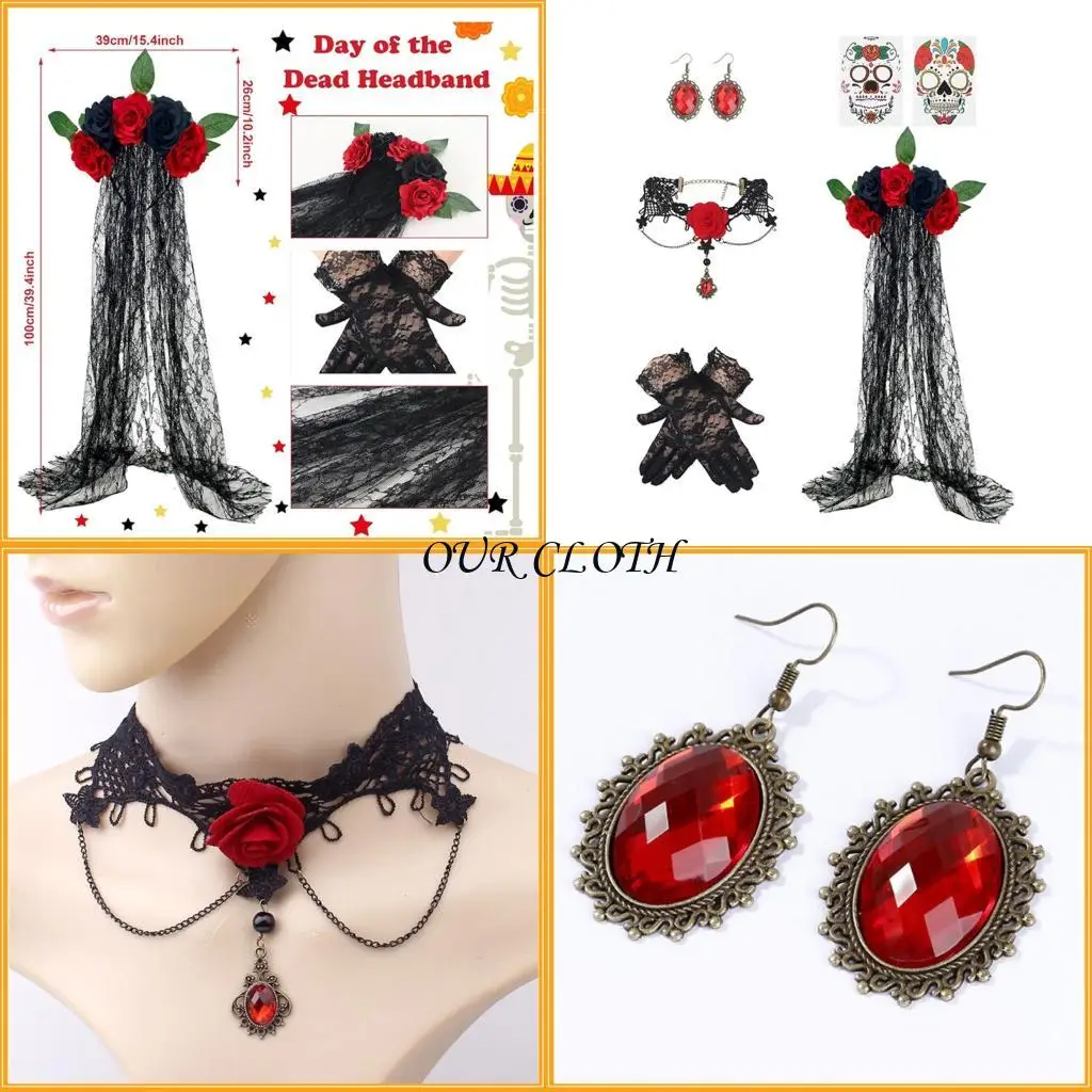 

Костюм Day of the Deads Dias Los Muerto Costum
