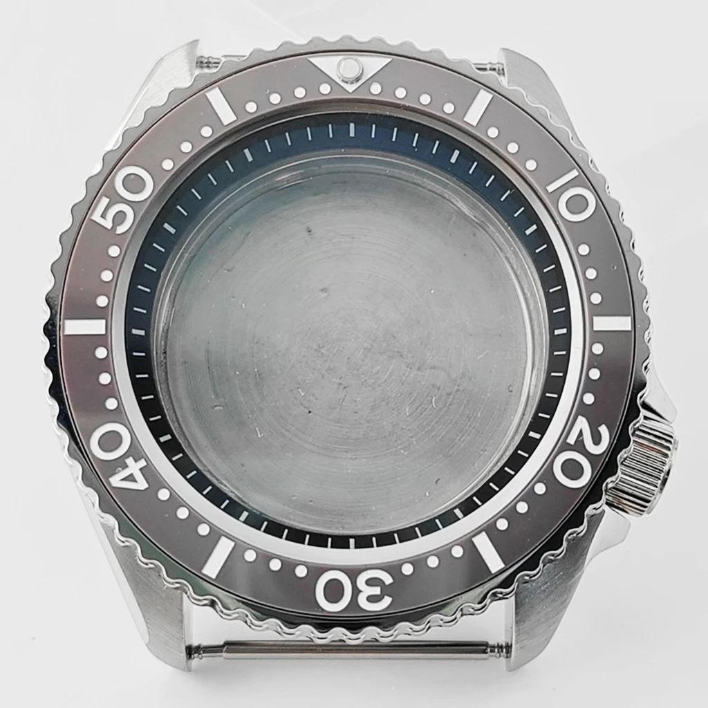 miuksi 42mm Uhrengehäuse Keramik Lünette massiv 316l Edelstahl Saphirglas für nh35 nh36 Automatik werk Zubehörteile 10
