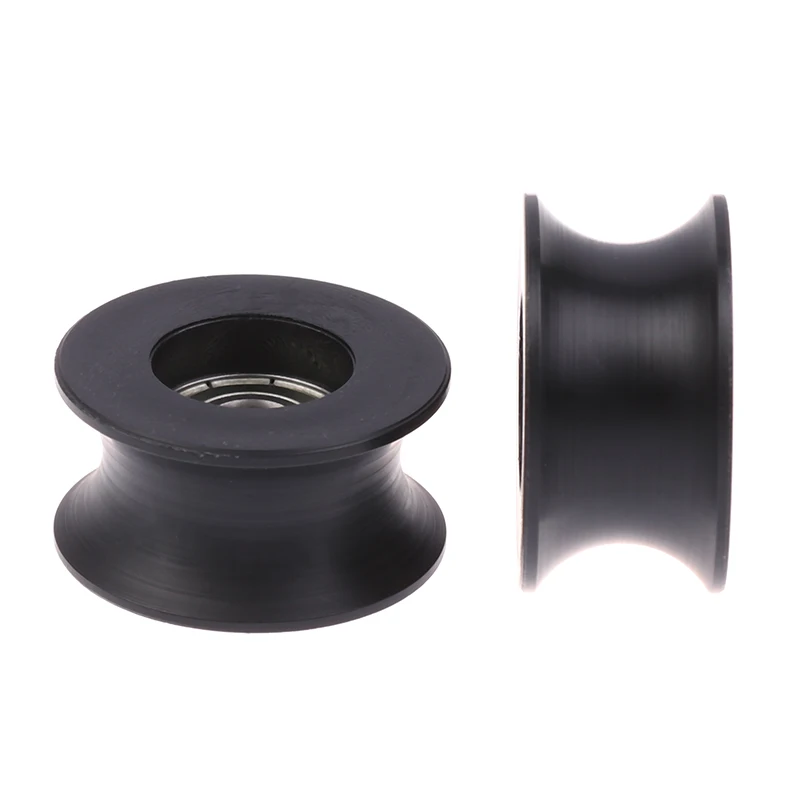1Pc 8*40*20.5mm Nylon Roller Bearings 0840UU 8mm Groove Guide Pulley Sealed Rail Groove Ball Bearing Wheel