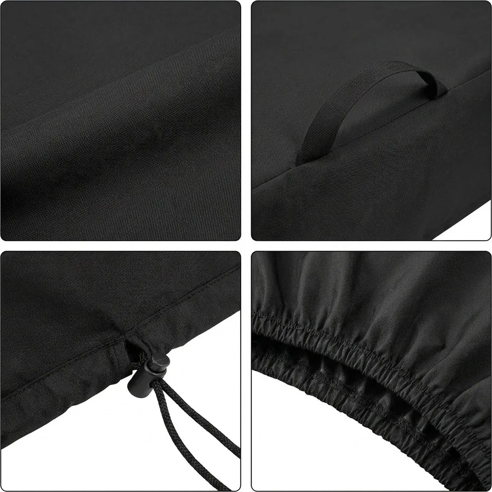 600D Waterproof Oxford Cloth Broadcast Spreader Cover for All Seasons Protection Against Rain Snow and UV Exposure