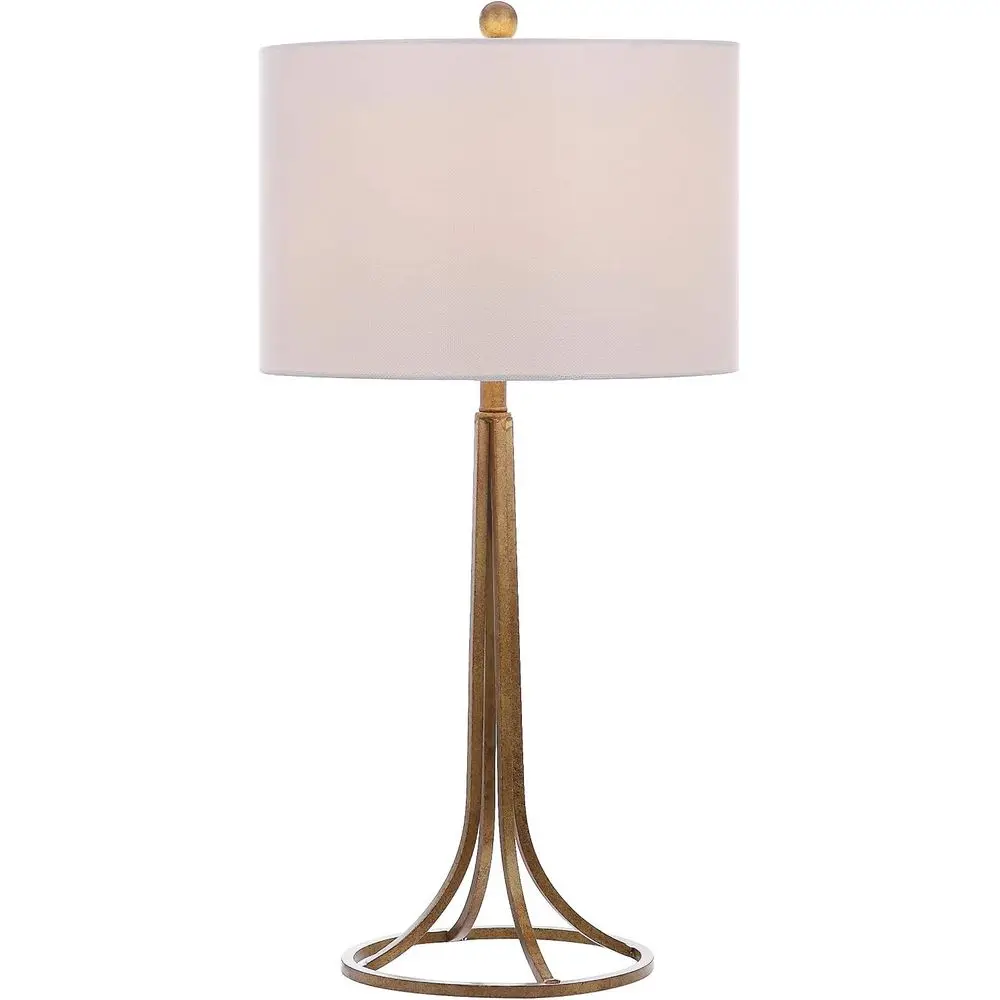 Contemporary Antique Bronze 30-inch Table Lamp Set for Bedroom, Living Room, Home Office (2-Pack, LED Bulbs Included)