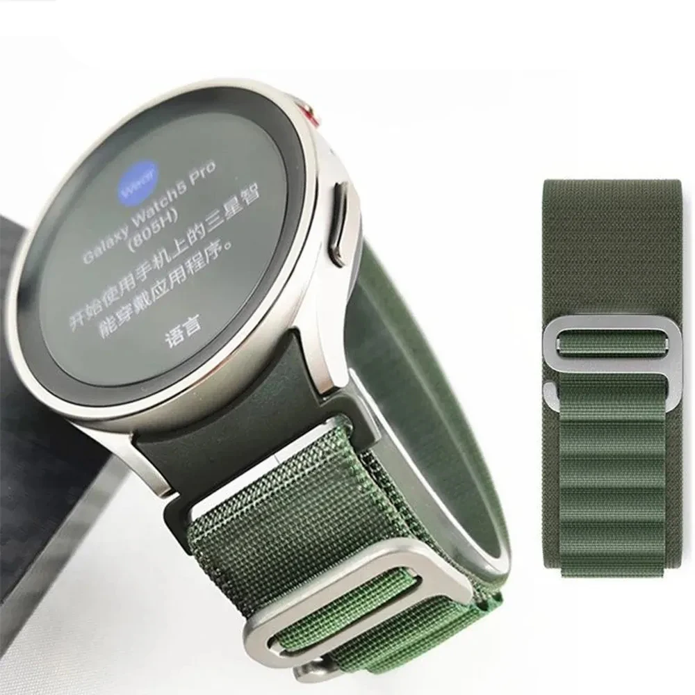 

Спортивный ремешок для часов Samsung Galaxy, ремешки 7/4/5/6/5 Pro/6 classic, 44 мм, 40 мм, 437, без зазоров, браслет Alpine correa Galaxy watch 7