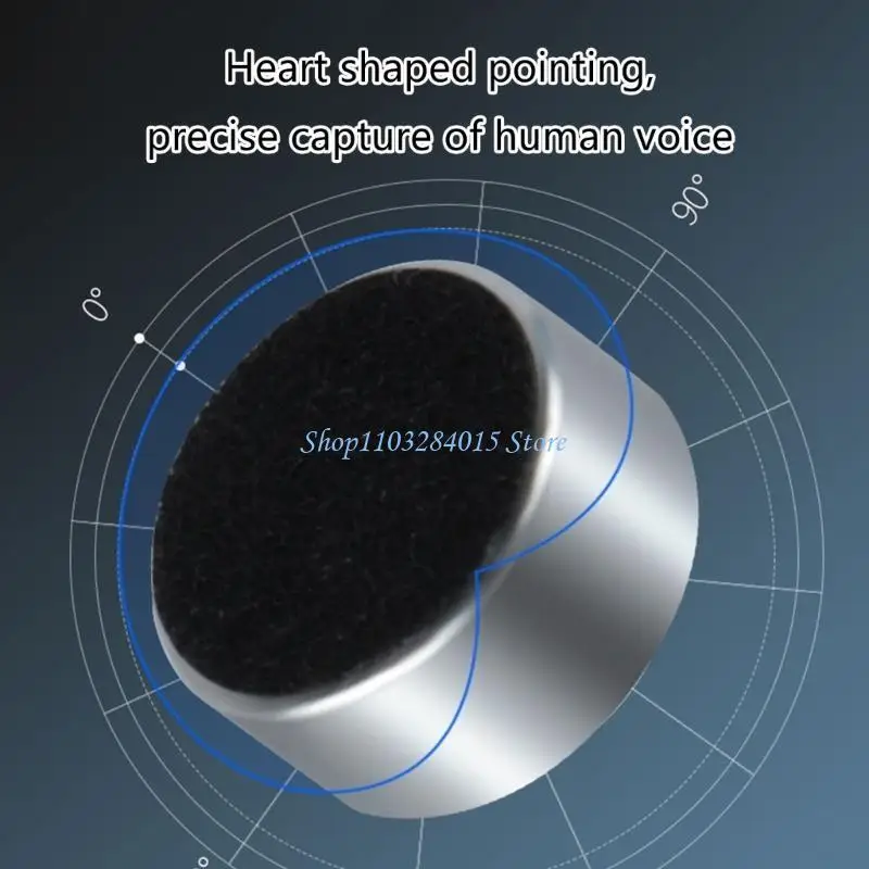 R6FF Antiinference Capacitive Mic Cores Pickup microfono condensatore Eletlet per Studio Studio Accessorio