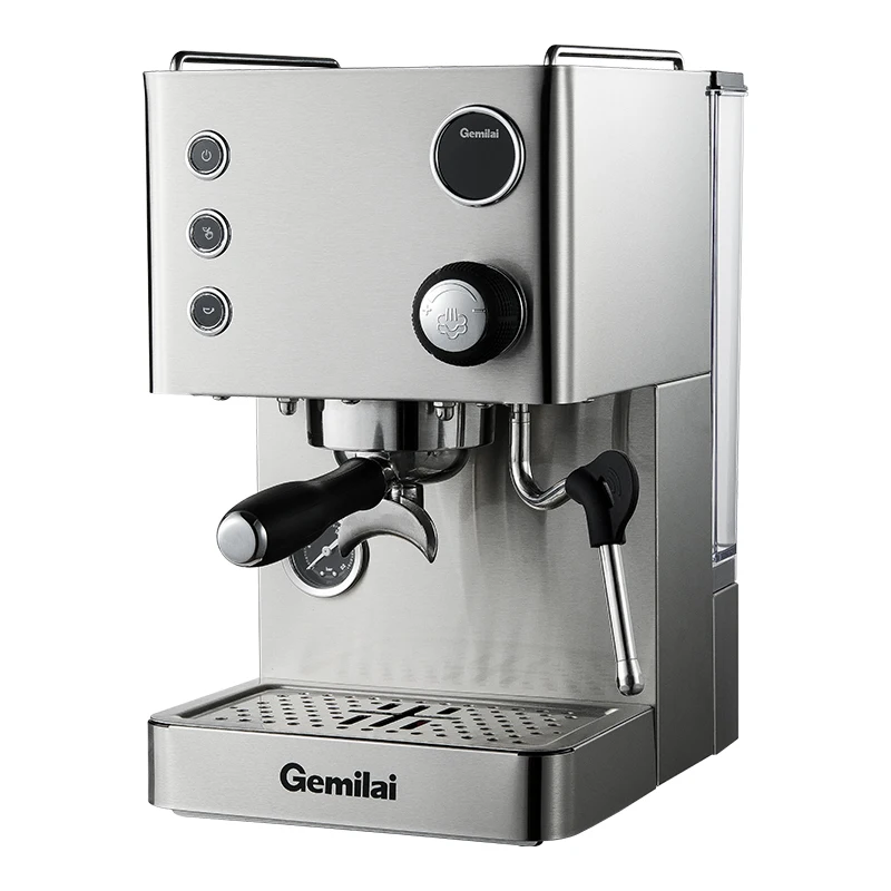 Gemilai G3007Z marca privada con bomba de caldera doble máquina de café expreso eléctrica profesional multifuncional para el hogar