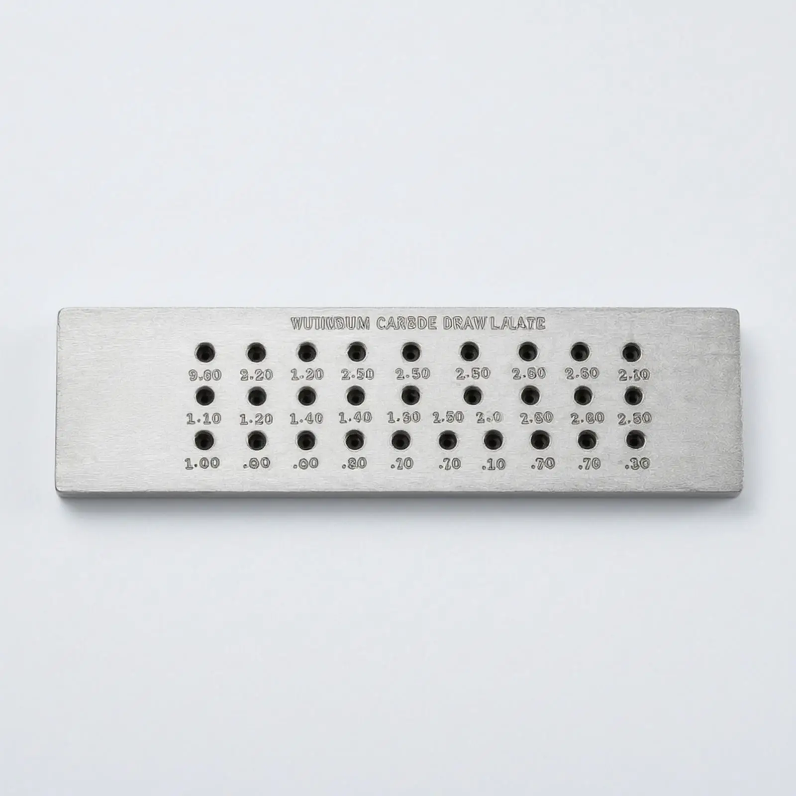 Jewelry Wire Drawplate Tungsten Carbide Tool for Uniform Wire Shaping Square Profiles for Pendant Ring Making