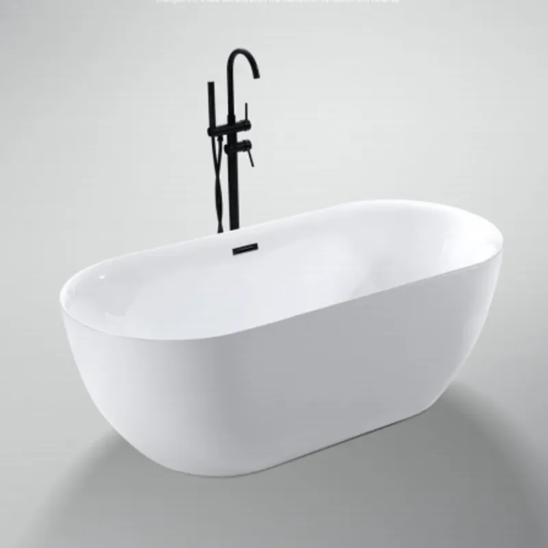 for 1.4m Acrylic Bathtub Independent Seamless Integrated Splicing Double Couple Bath Tub Export Foreign Trade