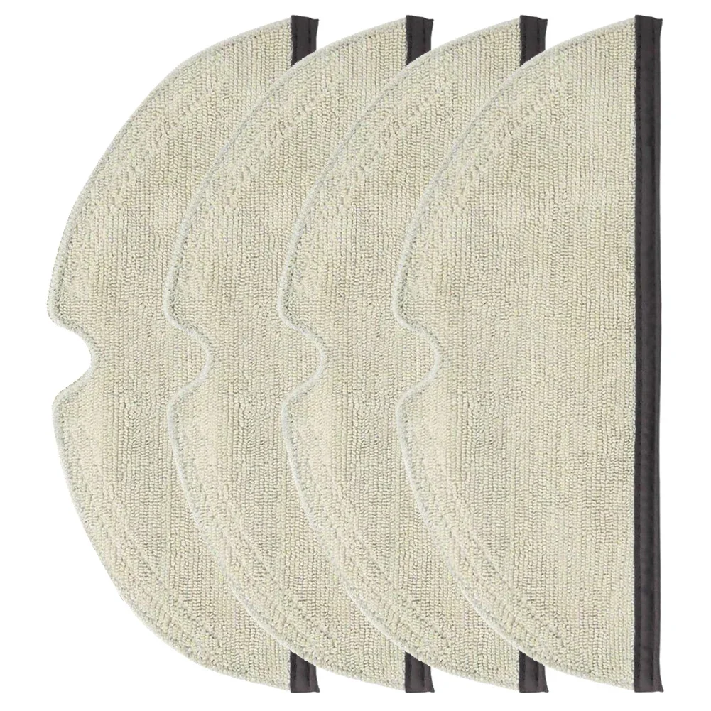 Tampon de vadrouille en microcarence pour aspirateur robot Q8 MAX Plus, tampon de vadrouille grill, accessoires de livres, 4 pièces