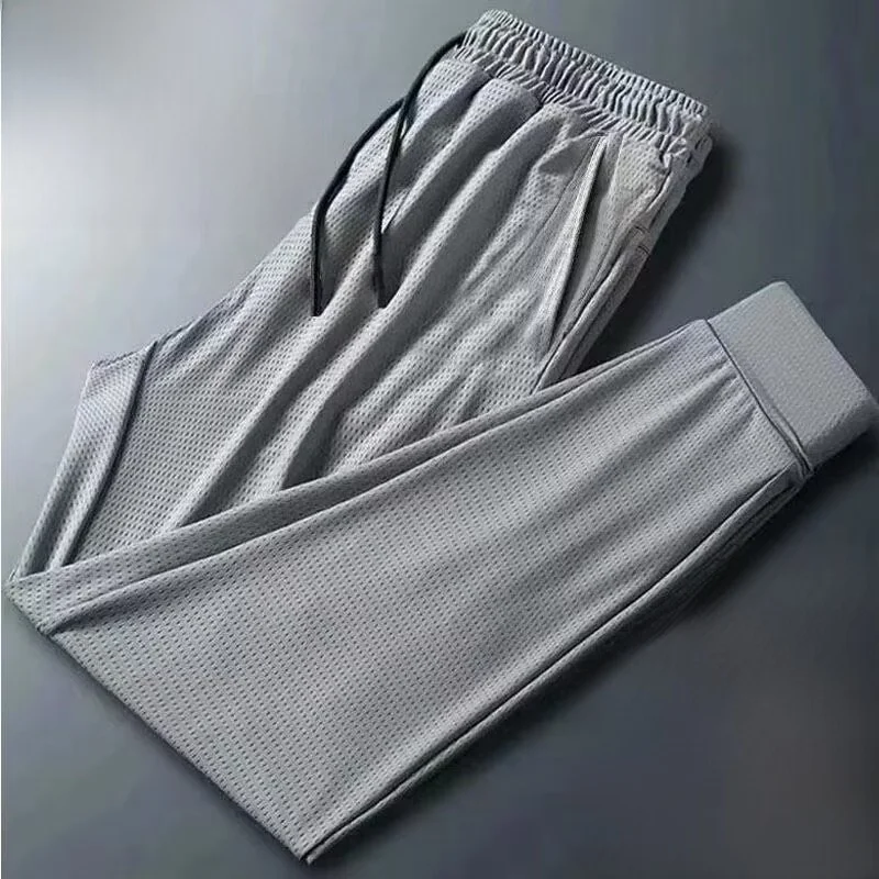 

Ice Silk Qui Dry Lightweight Men's Sport Pants Comfortable Me Casual orts for Work out Youthful Vitali Sle Thin Fabric