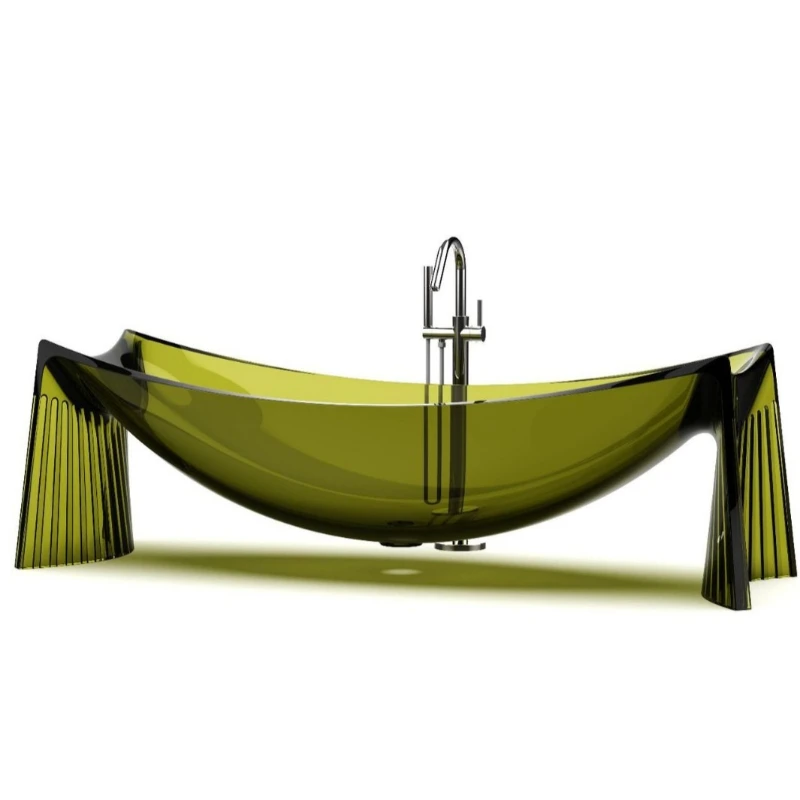 Transparent color resin suspended hammock type, bathtub
