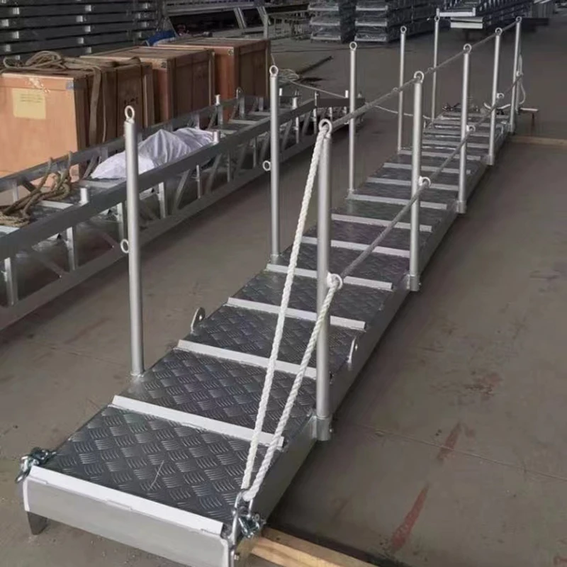 Marine Equipment Boat Aluminum Marine Wharf Gangway Ladder for Ship