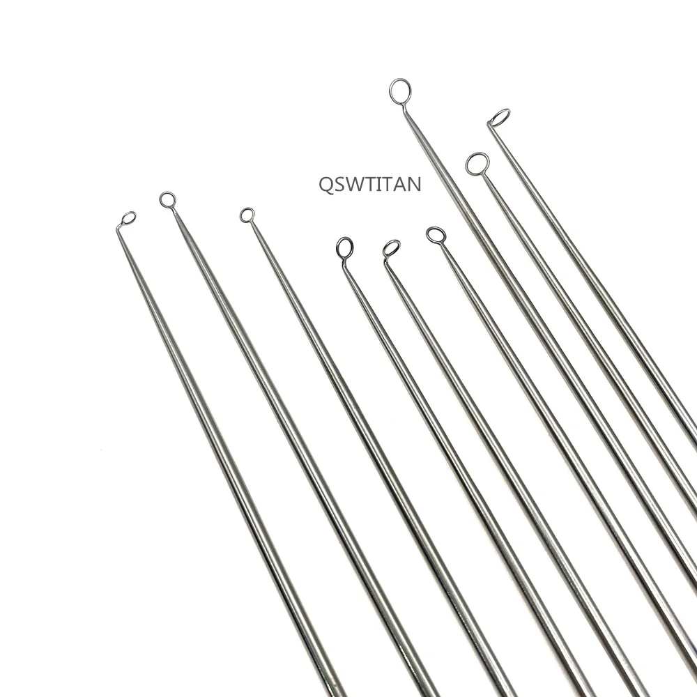 Micro Ring Curette with Ring Tip 3mm/4mm/5mm Microneurosurgery Surgical Instruments 1pc