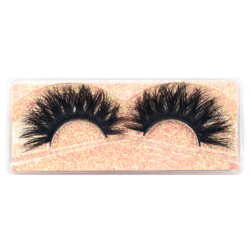 FOXESJI 3D Nerz-Wimpern Flauschige Hochvolumige Wimpernverlängerung Natürliche Zarte Volle Nerz-Kunstwimpern Großpackung Wimpern-Make-up – Detail 6