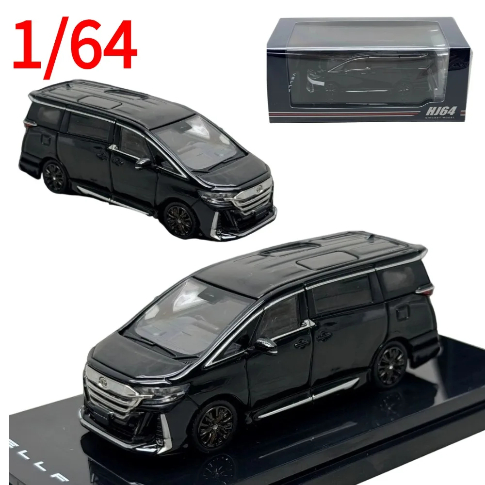 HOBBY JAPAN Diecast 1:64 Scale Vellfire Hybrid Car Model Alloy Toyota Play Vehicles Collectible Model Cars Toys for Boys Gift