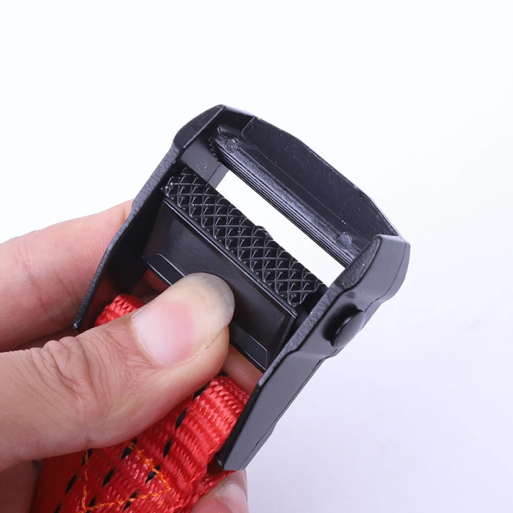 High Performance Cargo Lashing Strap Quick Release Cam Buckle Nylon Secure Band For Travel Luggage Roof Rack Moving Gear