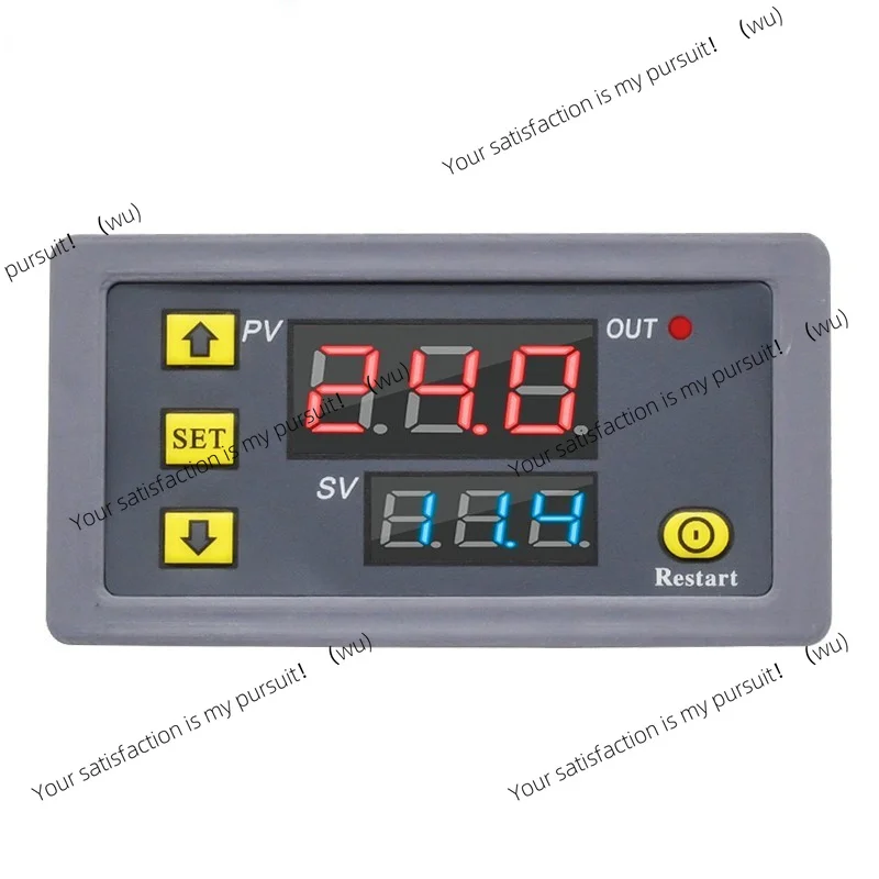 AC 110V 220V Digital Time Delay Relay Dual LED Display Cycle Timer Control Switch Adjustable Timing Relay Time Delay Switch