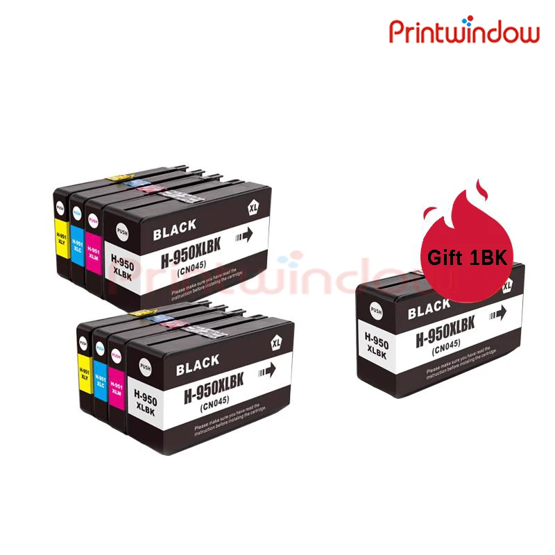 950XL 951XL Ink Cartridge for HP Officejet Pro 251dw 276dw 8100 8600 8610 8620 8630 8640 8650 8660 8615 8616 8625 High Capacity