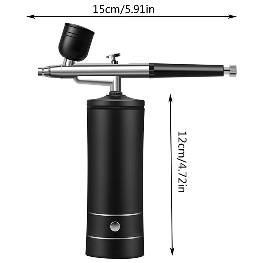 Portable Airbrush Kit With Compressor Cleaning Air Brushes  For Painting, Nail Art, Model Coloring, Makeup view 4