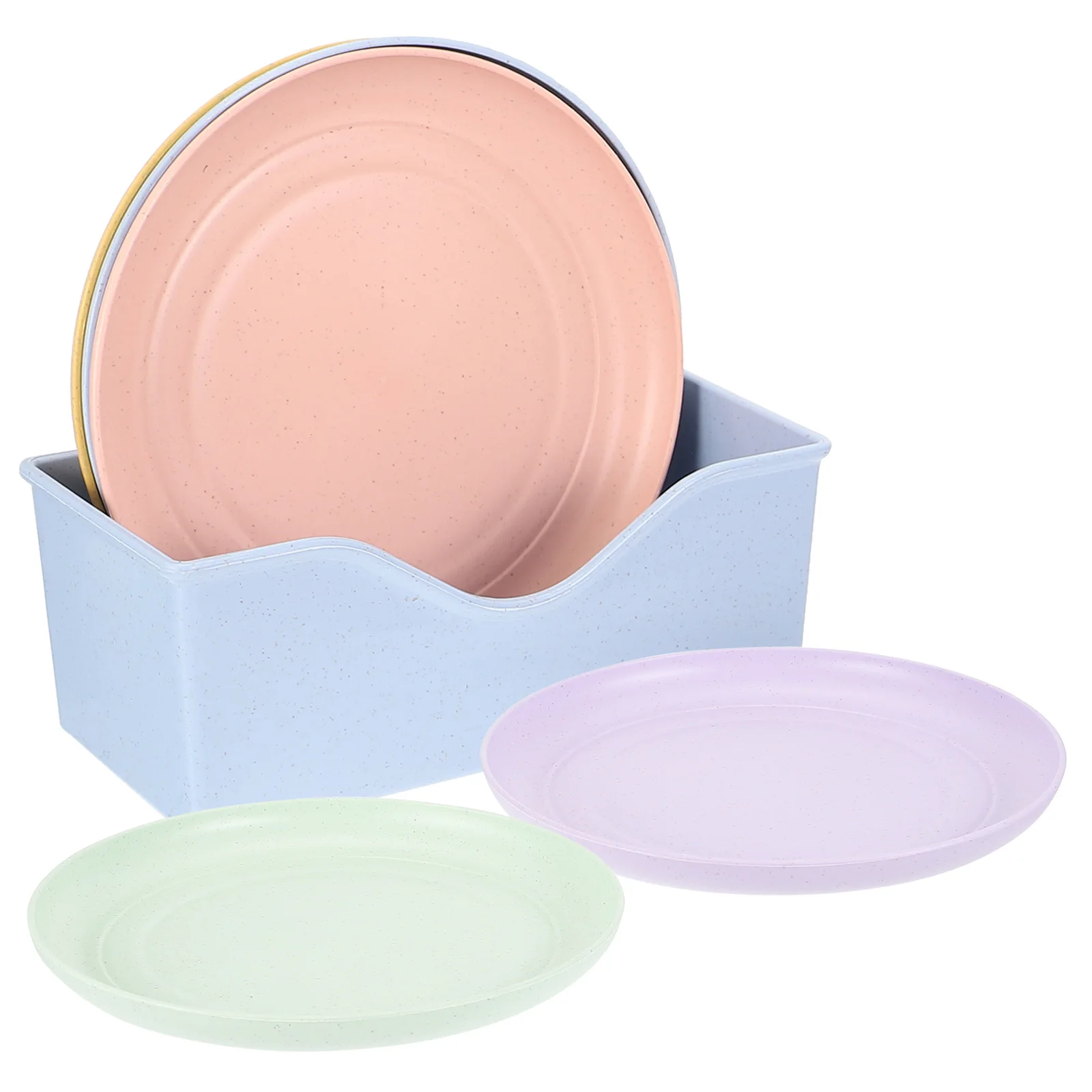 

Plates Food Container Dessert Storage Tray Various Shaped Disk Eco Friendly Multi Functional Birthday Party