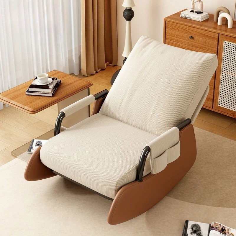 Factory Direct Compatible with Rocking Chair Adult Leisure Lounge Chair Balcony Single Sofa Living Room Lazy