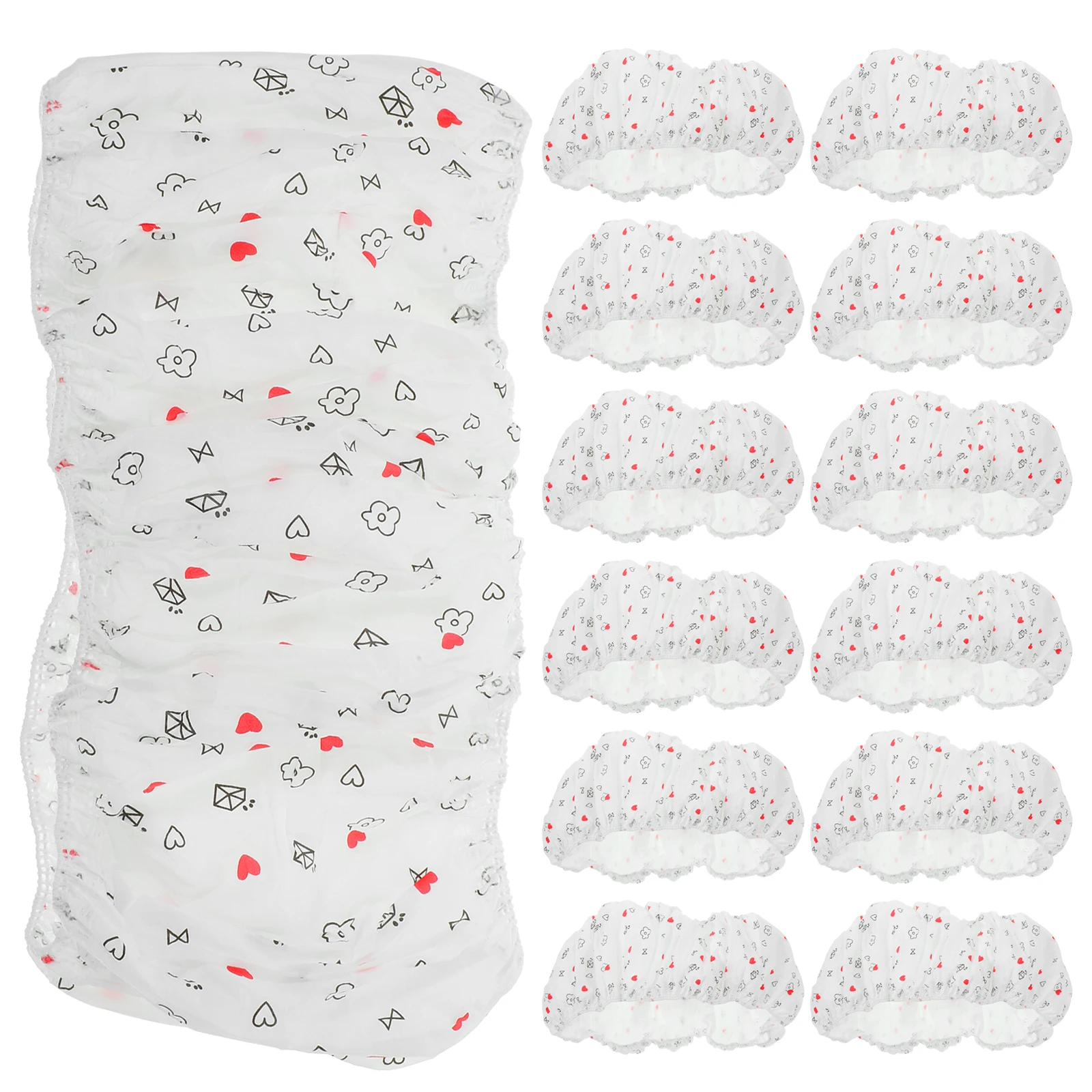 

12 Pcs Disposable Toilet Seat Covers Non Woven Thickened Waterproof Travel Household Mat Public Restroom Solution