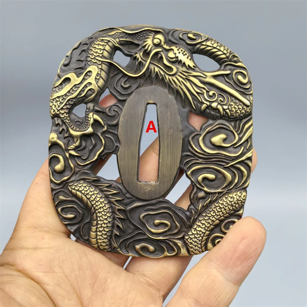 Alloy Tsuba For Japanese Sword Samurai Katana Wakizashi Katana Knife Beautiful Fittings