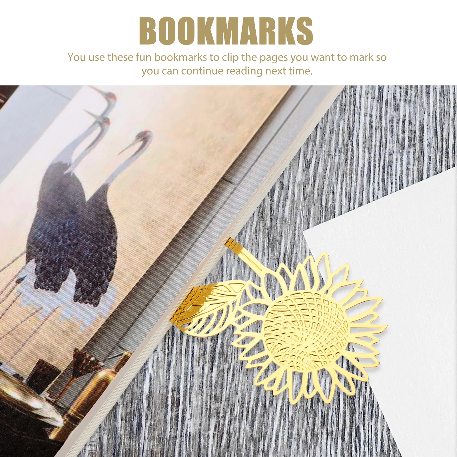 

10Pcs Vintage Plant Metal Bookmarks Decorative Bookmarks for Book Lovers Fancy Markers Metal Bookmark