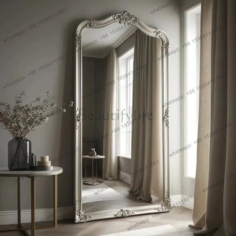 LD Items Moving Mirror Living Room Modern Standing Full Body Big Men Long Luxury Bedroom Mirror Bathroom  Home Products