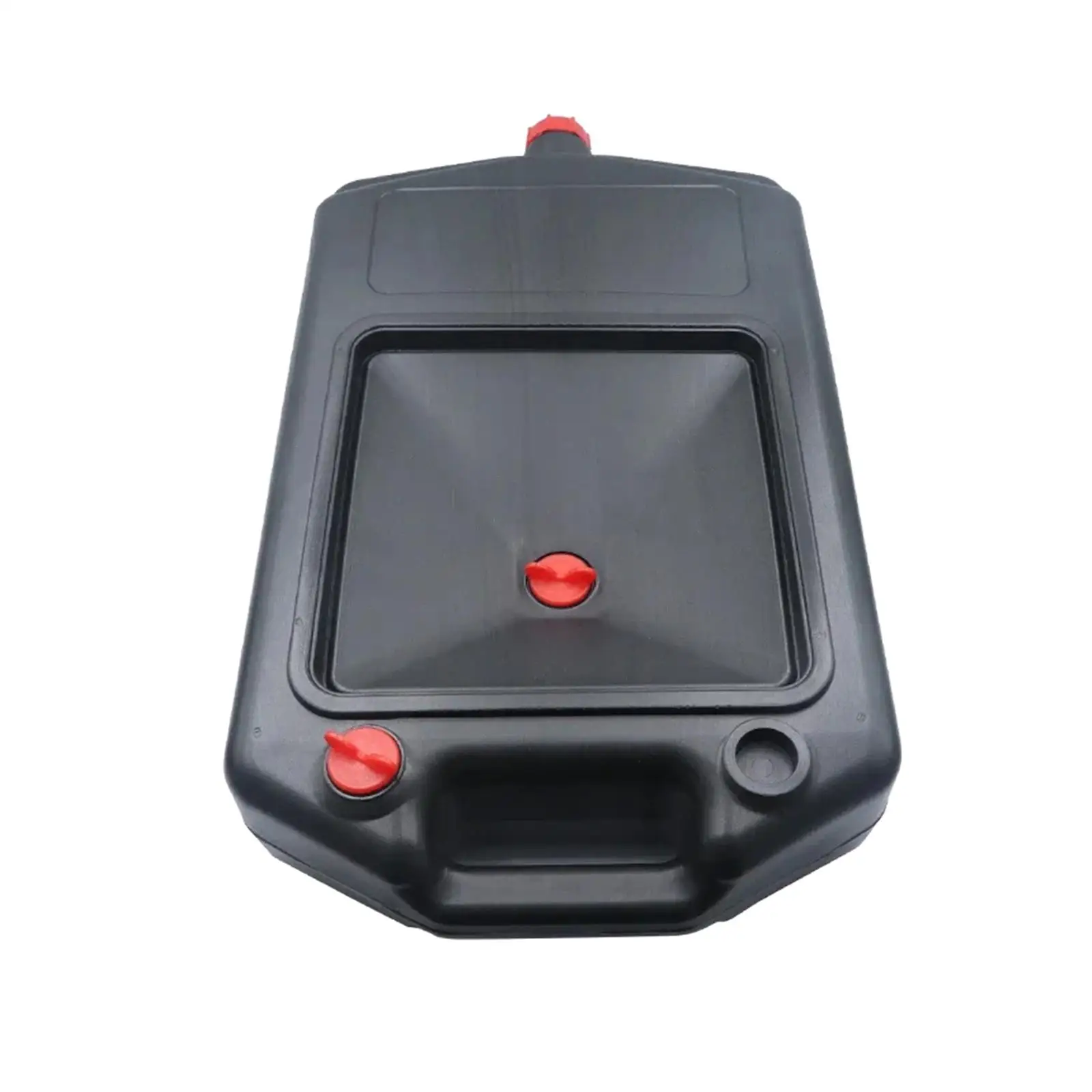 Oil Change Drain Pan Anti Splash Garage Tool with Drain Hole Portable Fluted Collect Pan Auto Repair Basin for Workshop Cars 10L