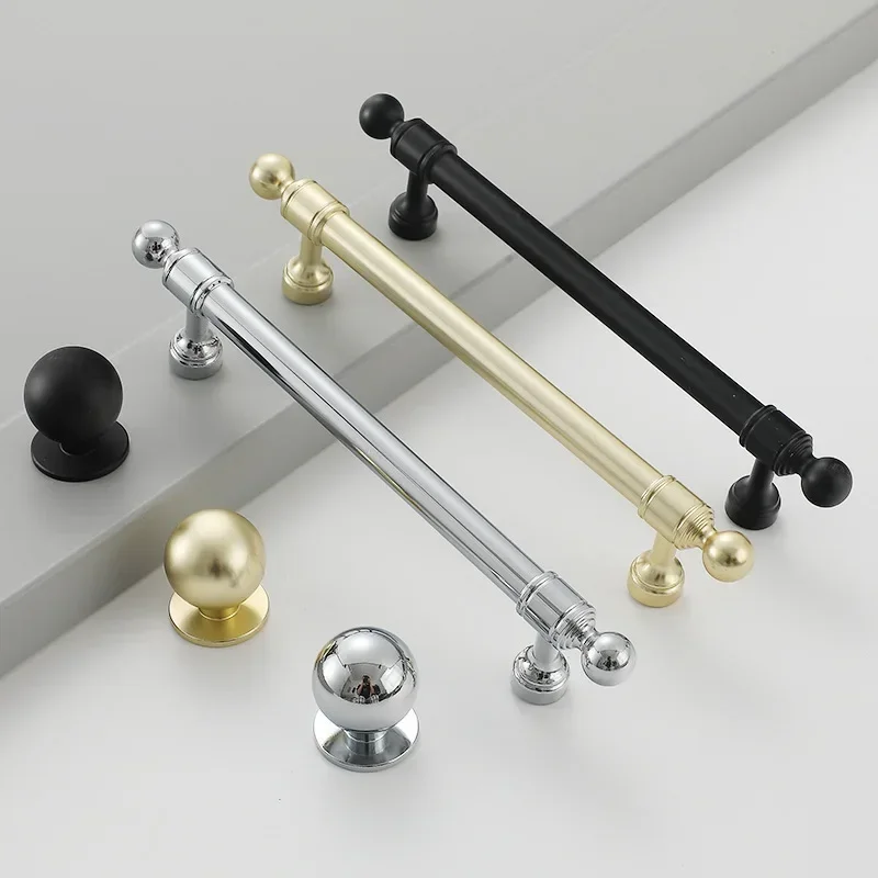 Modern Minimalista Kitchen Cabinet Door Handles, Nordic Drawer Knobs, American Alças de alumínio para móveis